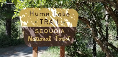 Hike and Fish Hume Lake 
