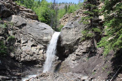 Hike to Twin Falls In Grande Cache