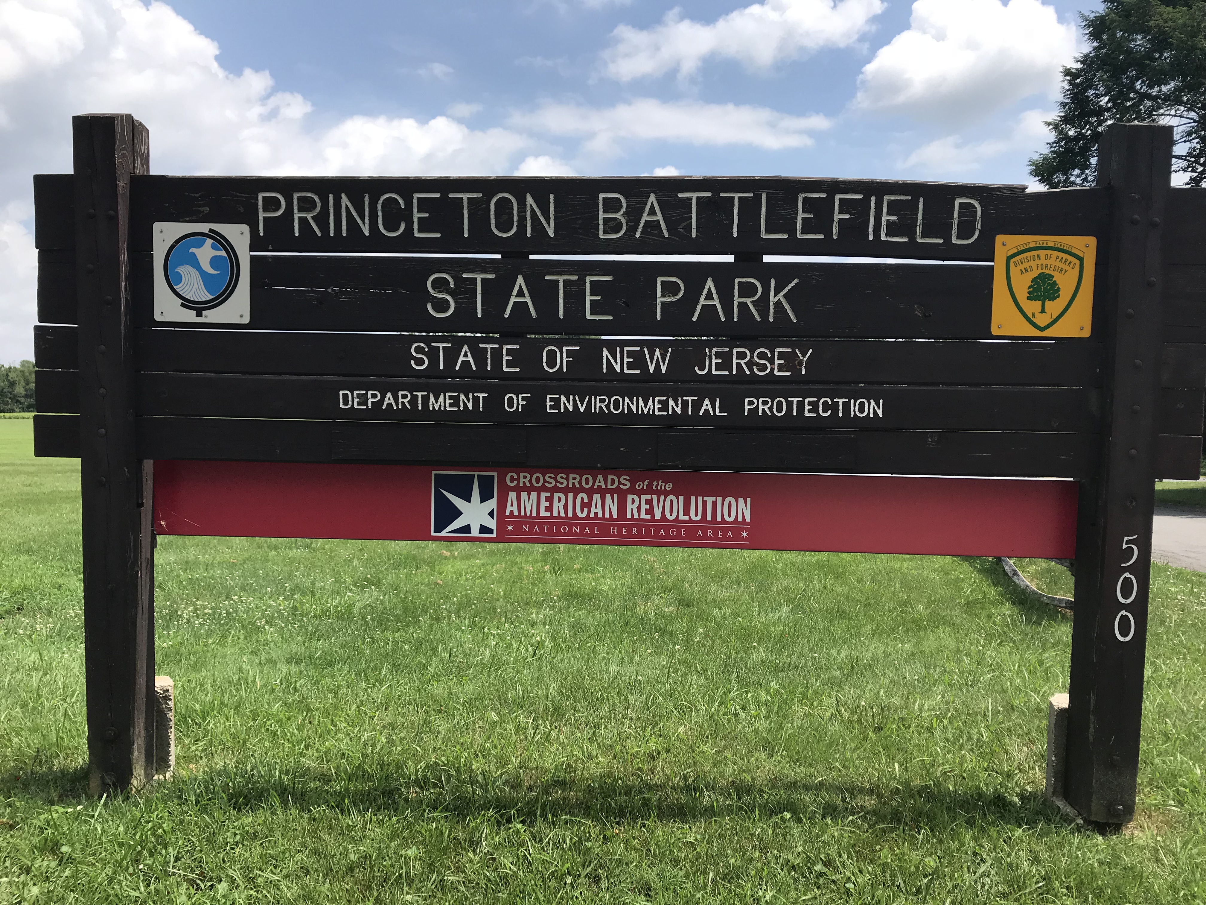Princeton Battlefield Park Suspension Bridge