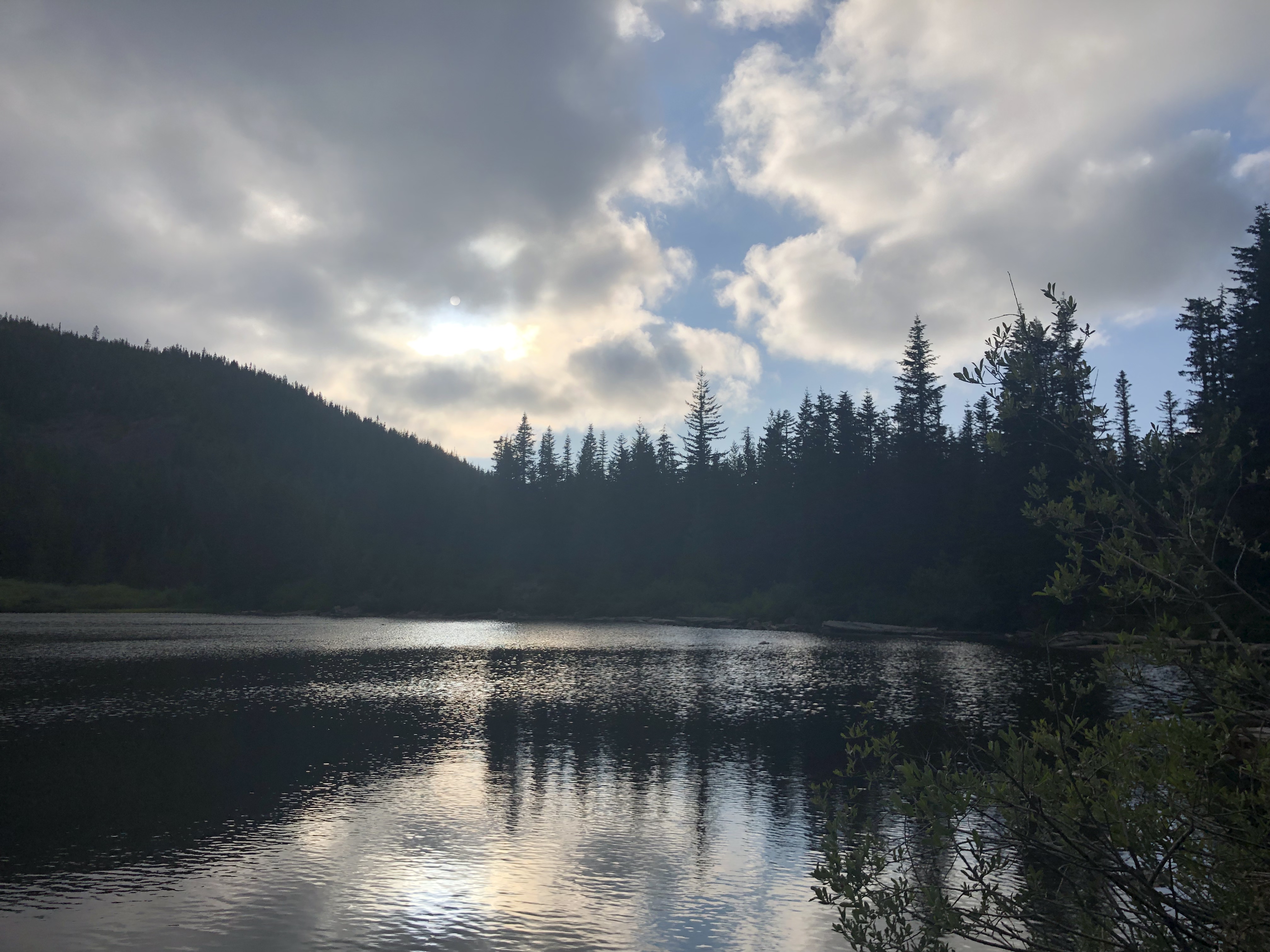 Camp at Trillium Lake