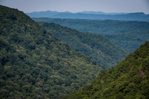 Hike Skyline Trail at Babcock State Park