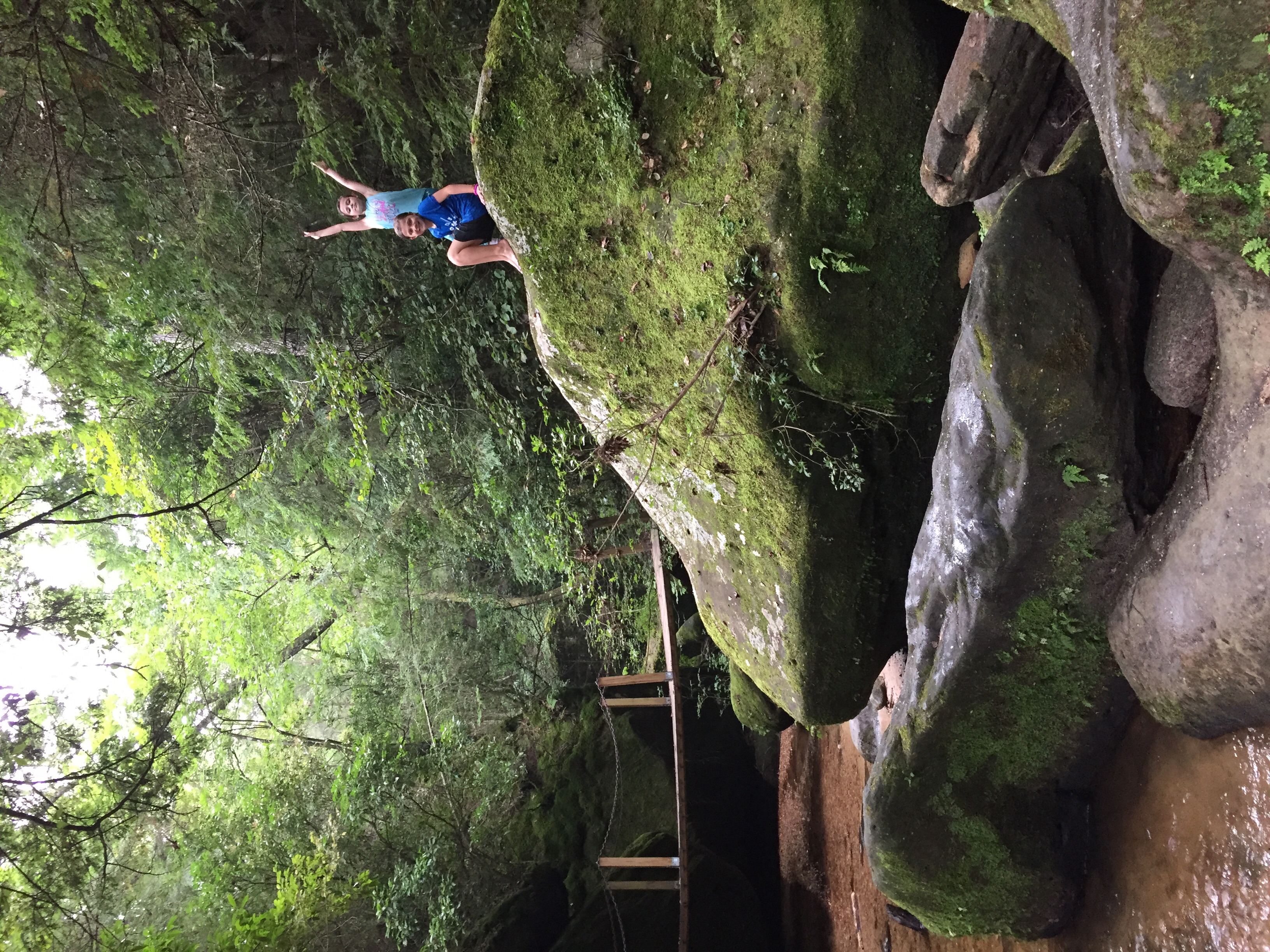 Hike to Dismals Canyon Falls