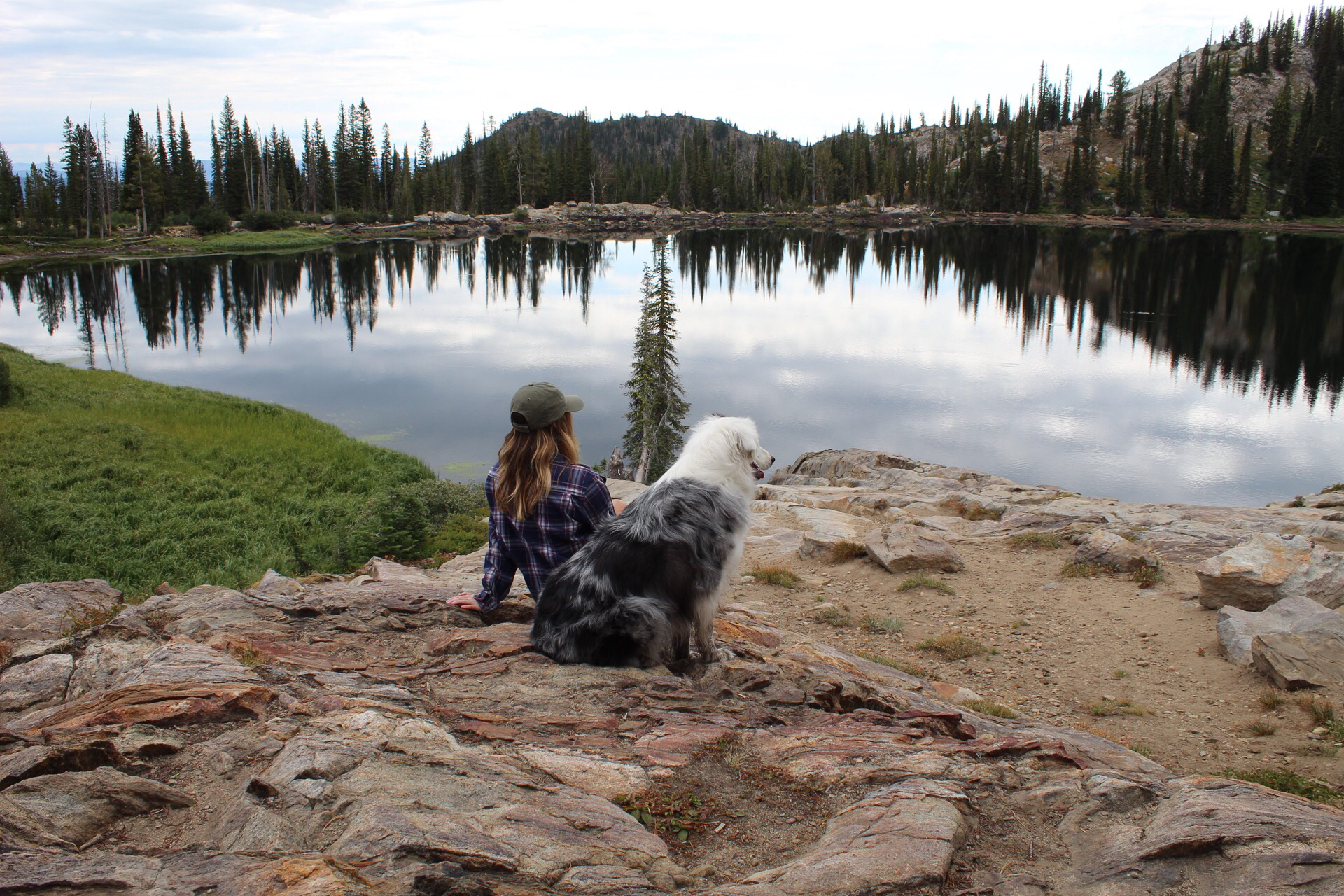 Camp at Blue Lake