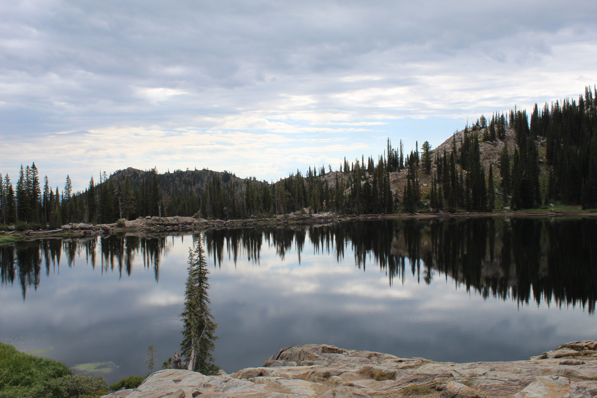 Camp at Blue Lake