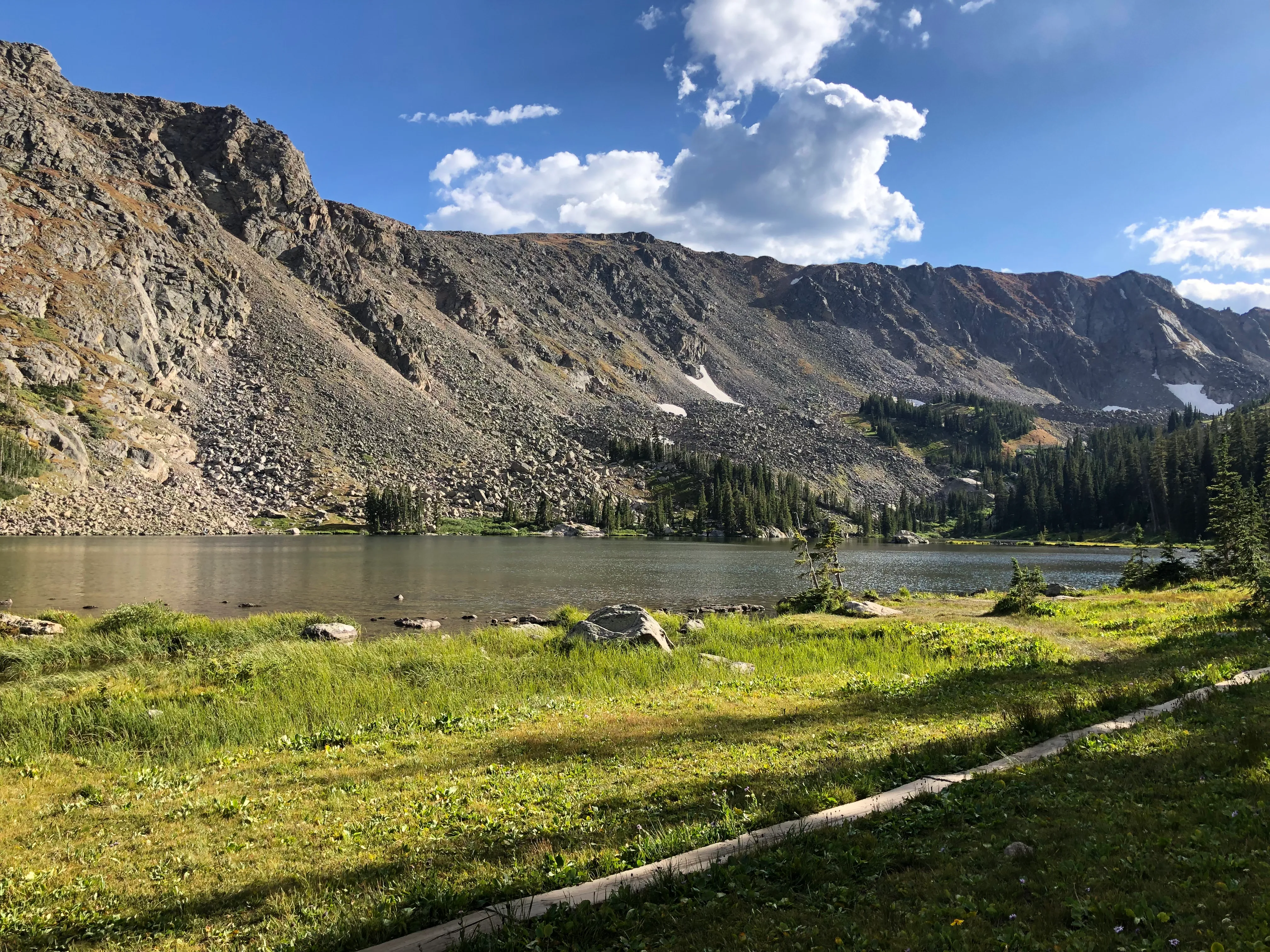 Hike to Diamond Lake in the Indian Peaks Wilderness