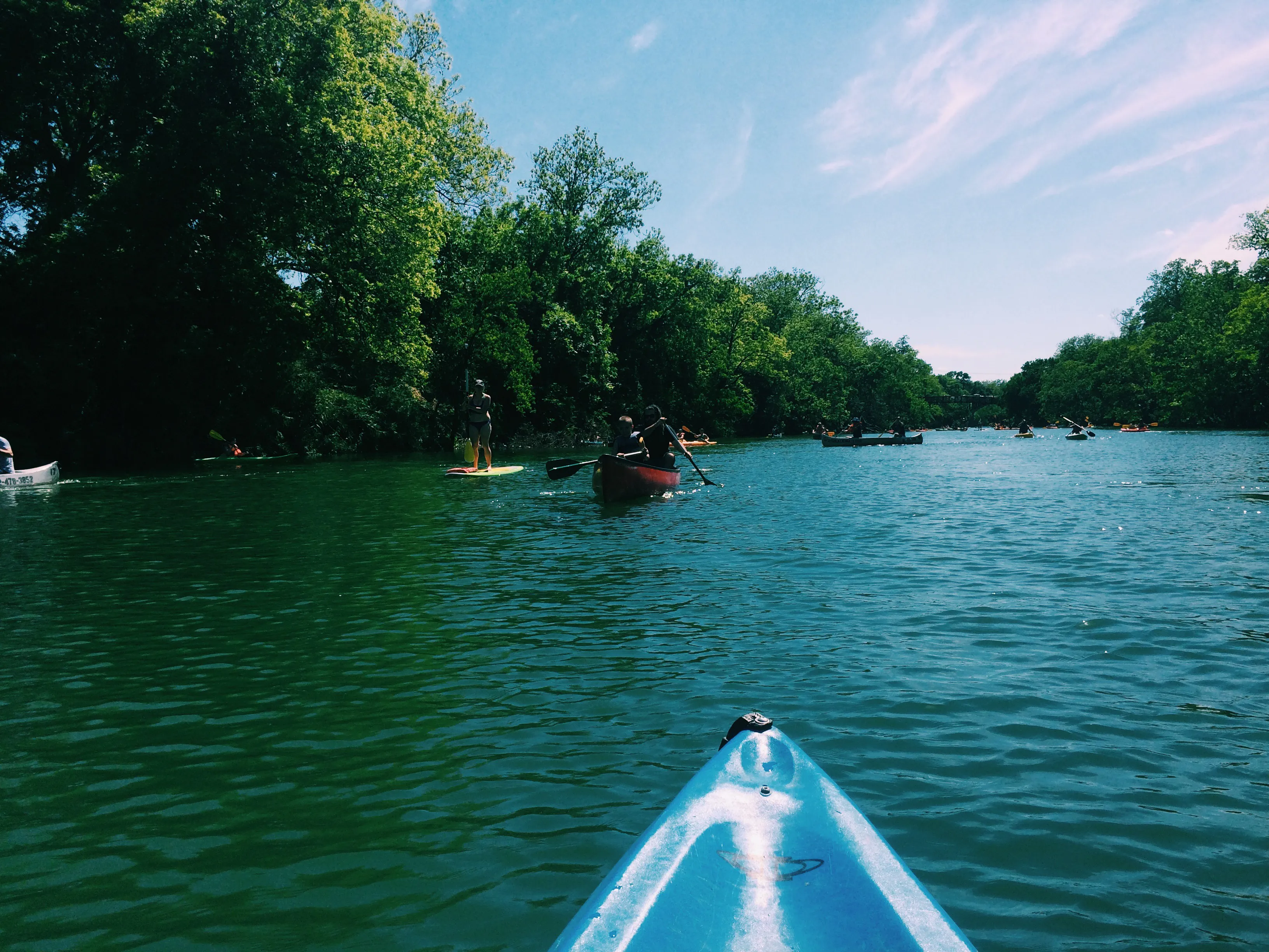 Paddle on Lady Bird Lake in Austin