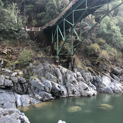 Swim at Edwards Crossing on the South Yuba River