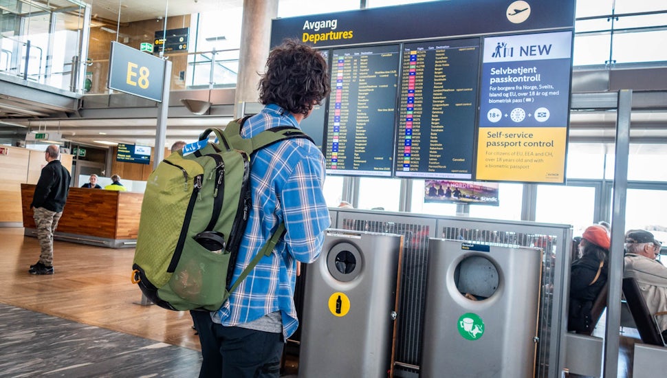 Going GREEN while traveling through airport security!