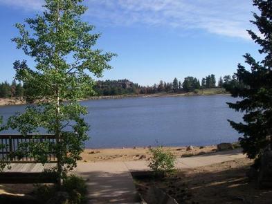 Lodging at Bellaire Lake Campground in Red Feather Lakes, Colorado
