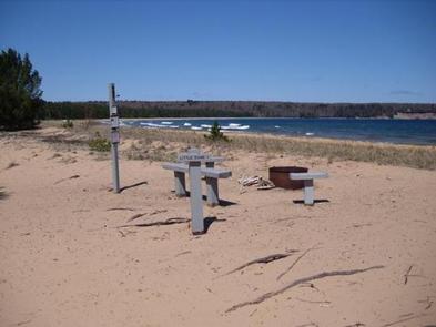 Little Dune I Campsite On Grand Island