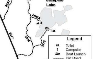 Jackpine Lake Dispersed Campsite