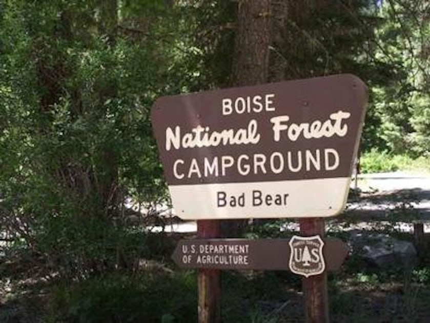 Lodging At Bad Bear Campground In Idaho City Idaho 7391