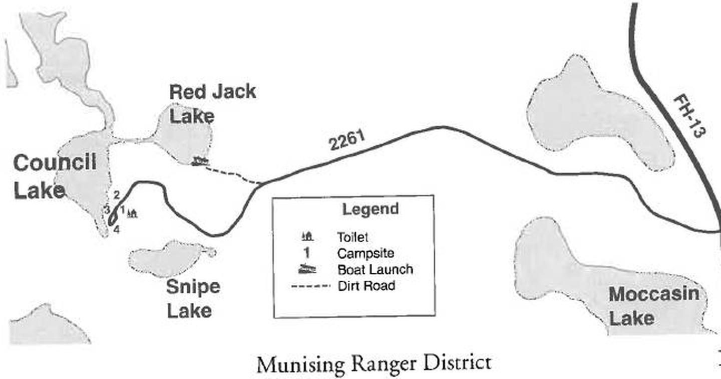 Council Lake Dispersed Campsite