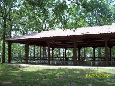 Lodging at Shell Knob Rec Site Pavilion in Shell Knob, Missouri