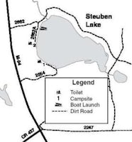 Steuben Lake Dispersed Campsite