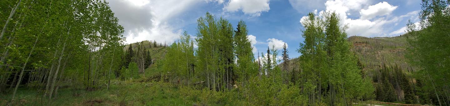 Lodging at Bridges Campground in Huntington, Utah