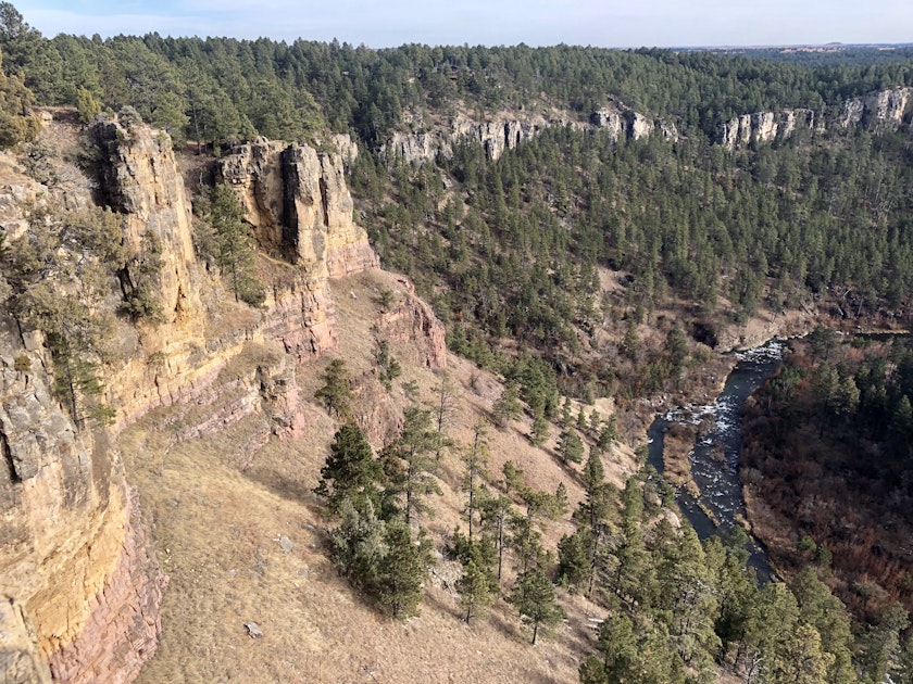 Hike to Falling Rock Overlook, Rapid City, South Dakota