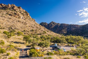 Camp at Molino Basin