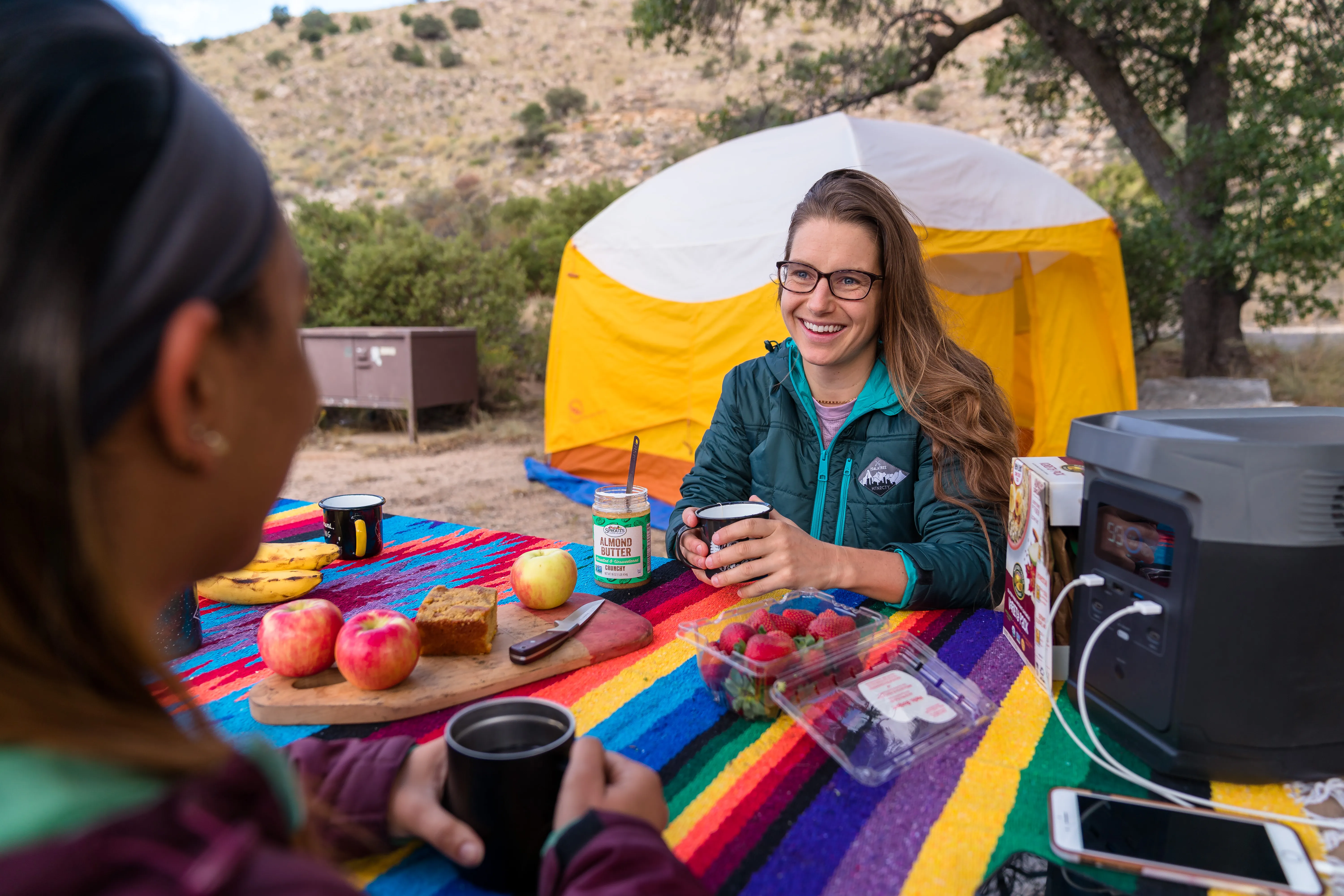 Camp at Molino Basin