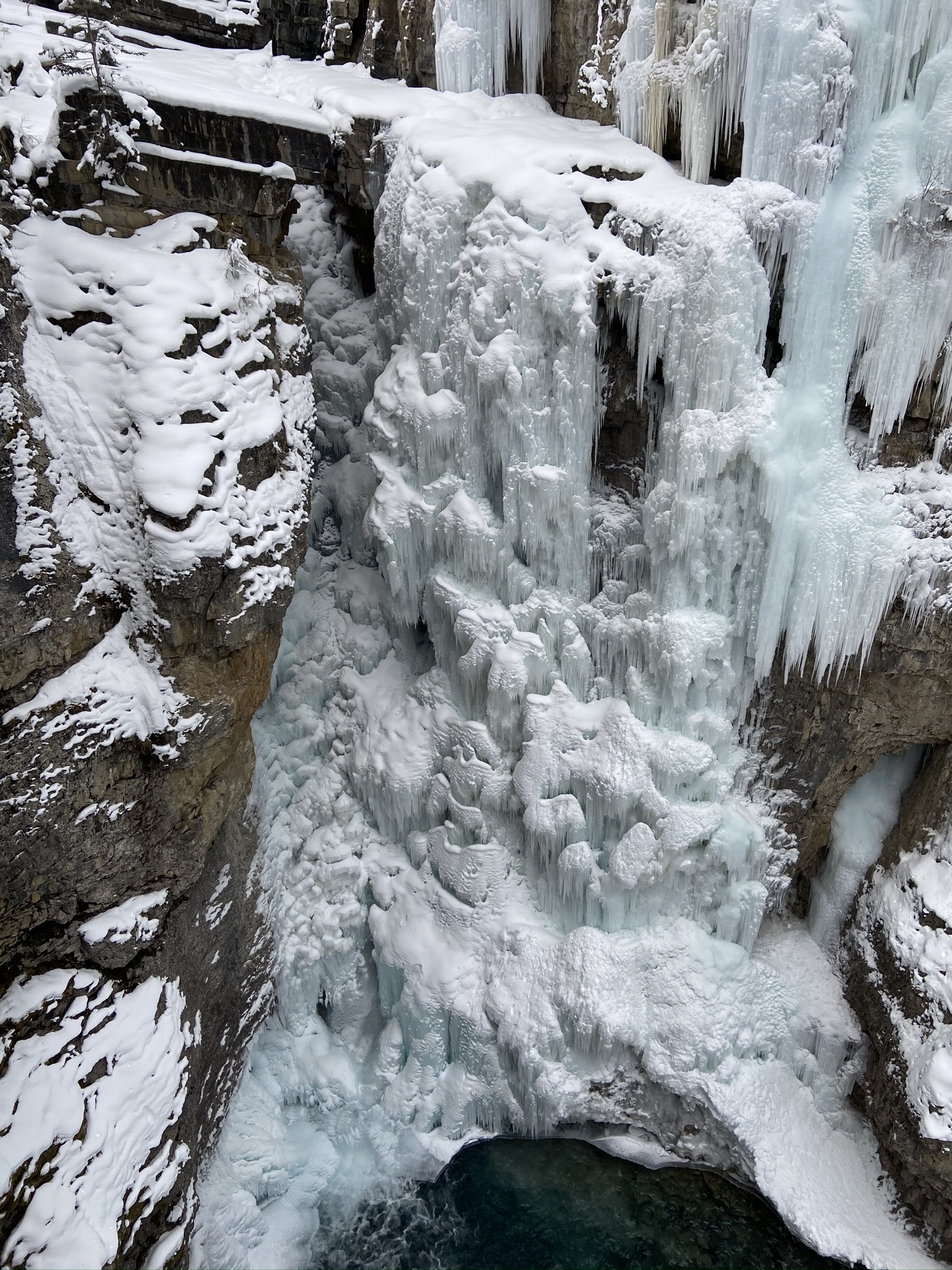 Johnston Canyon Lower and Upper Falls