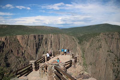 Drive the Scenic loop at Black Canyon of Gunnison National Park 