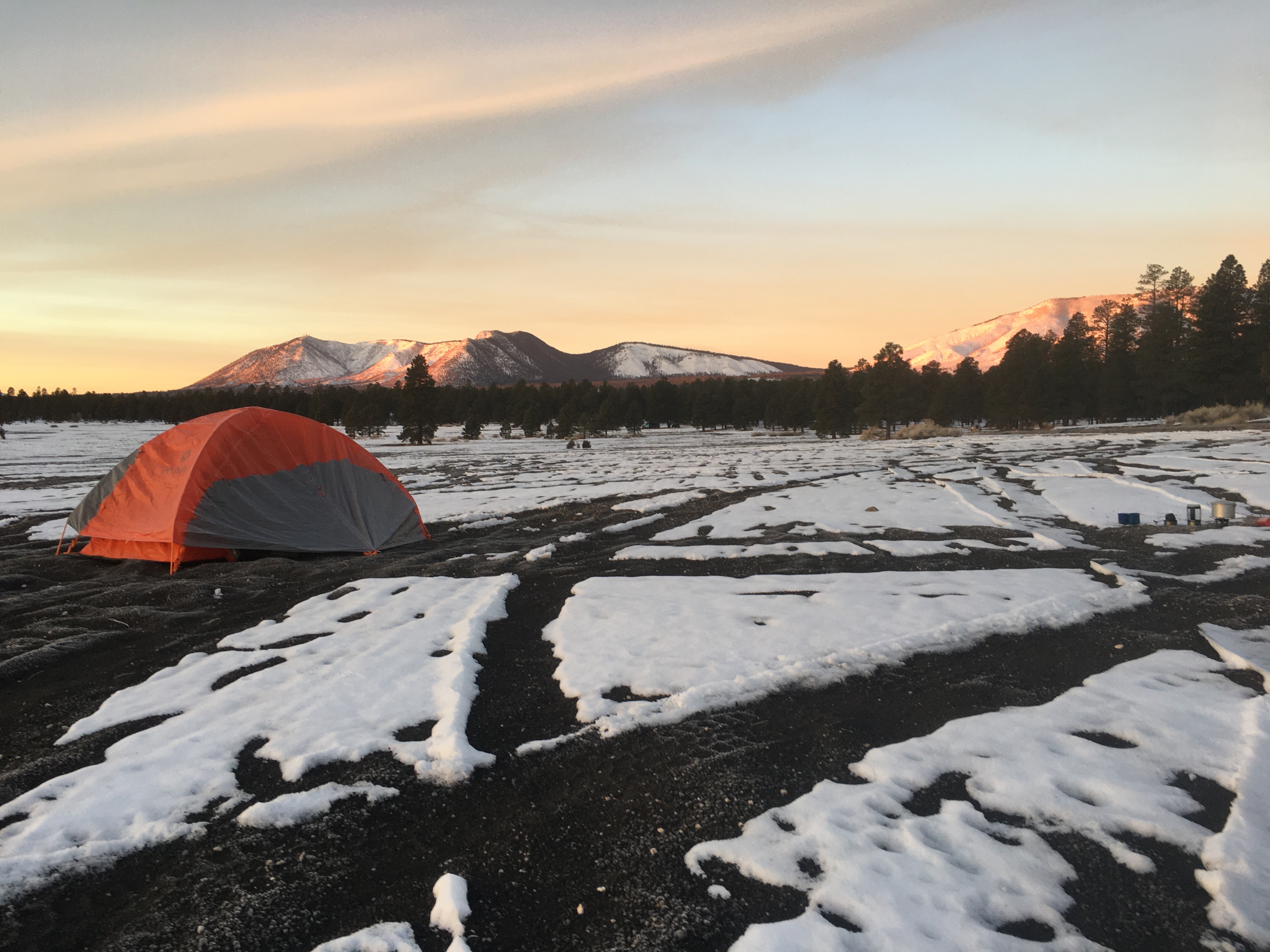 Camp in the Coconino National Forest
