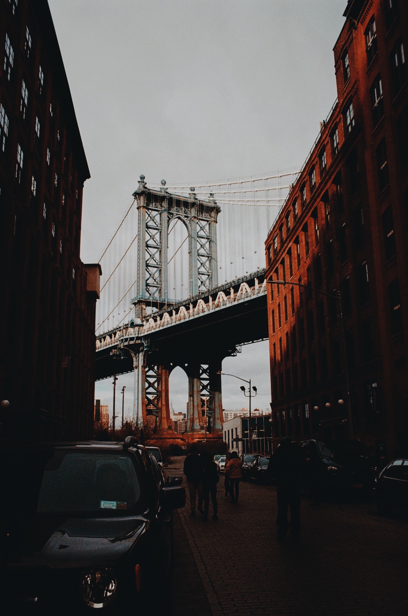 Photograph Manhattan Bridge from Washington Street NYC