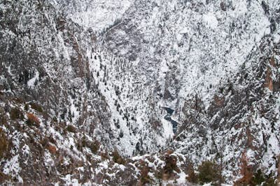 Snowshoe in Black Canyon of the Gunnison National Park