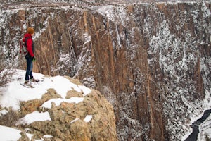 Snowshoe in Black Canyon of the Gunnison National Park