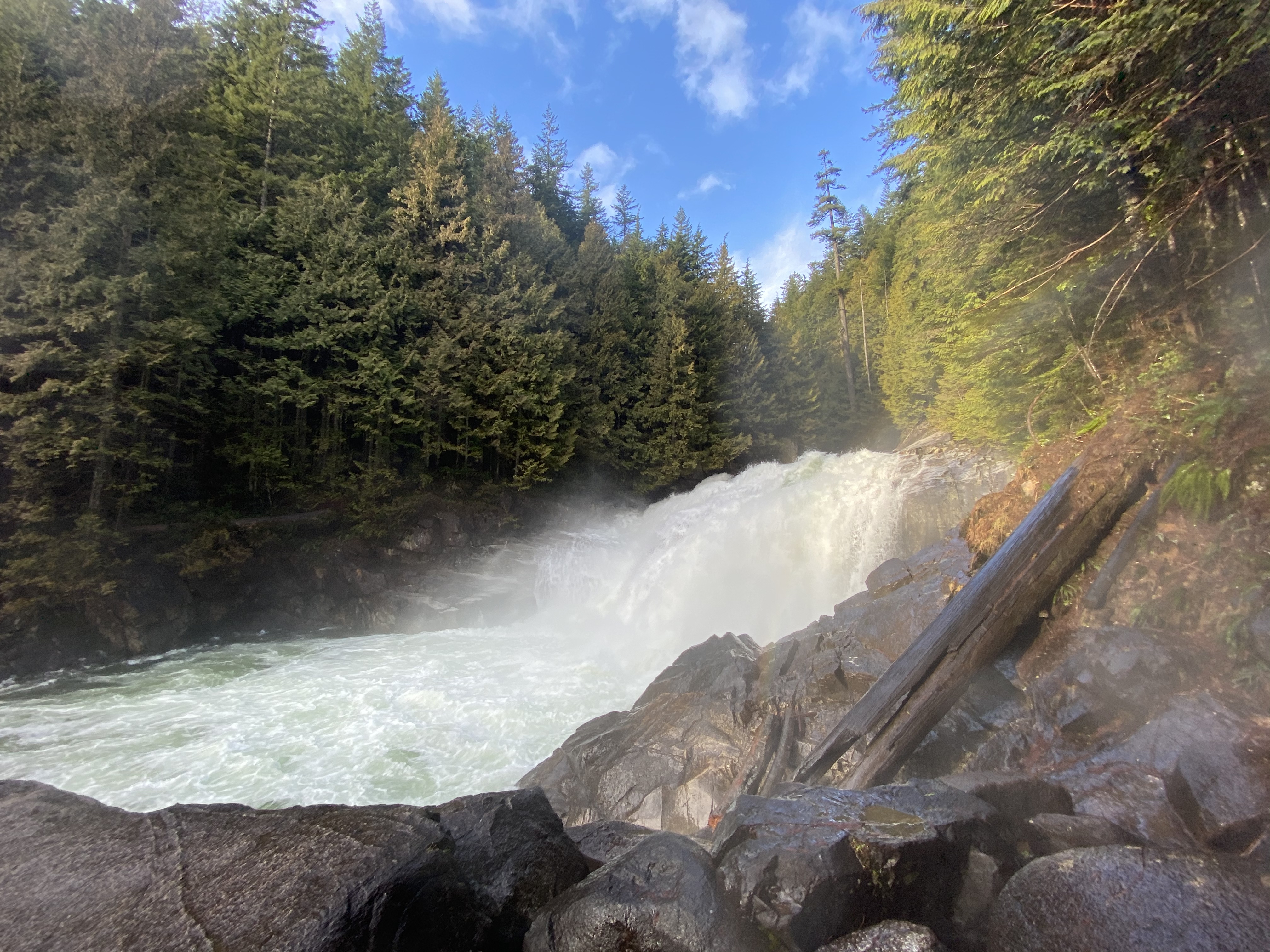 Hike to Lower Falls in Golden Ears Provincial Park