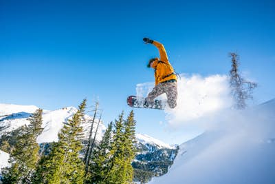 Ski or Snowboard Red Mountain Pass