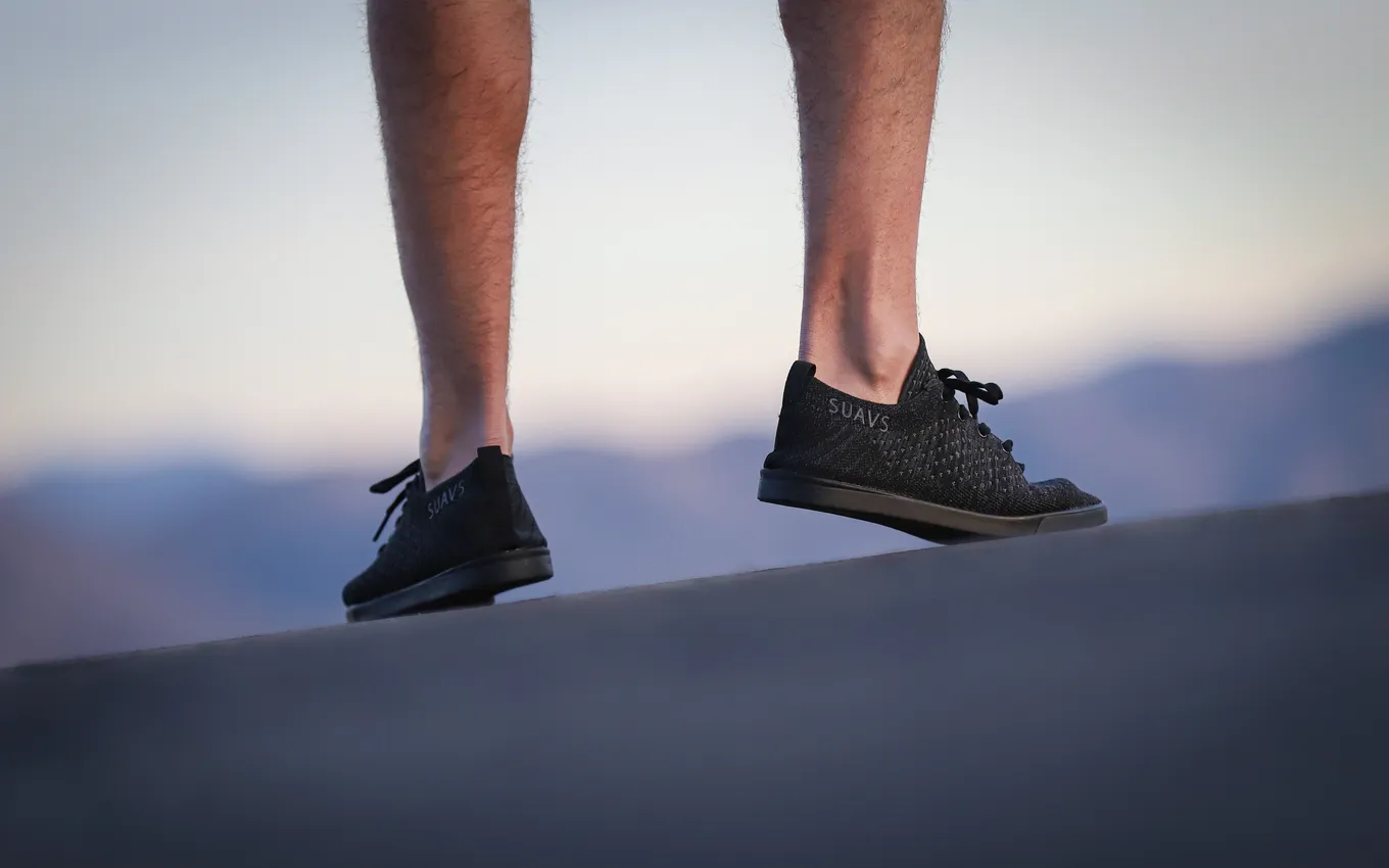 SUAVS The Zilker Shoes Mens 12 Black Lightweight Casual Comfort Travel Sneakers The Zilker - Men – SUAVS main image 2