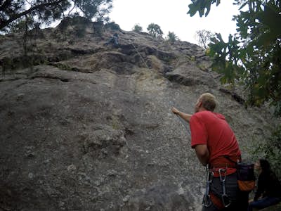 Rock Climb at 1880 Wall