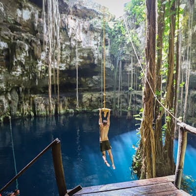 Swim in Cenote Oxman