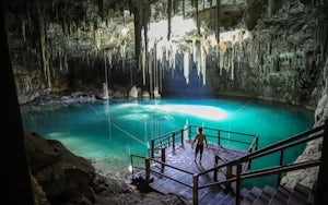 Swim in Cenote Xcanahaltun