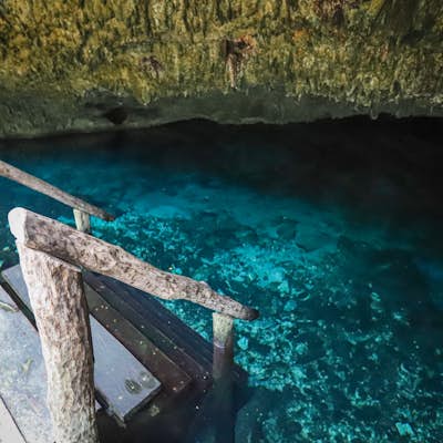 Swim in Cenote Dos Palmas