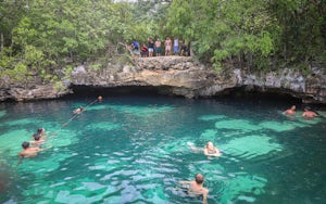 Swim in Cenote Azul