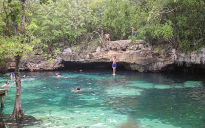 Swim in Cenote Azul