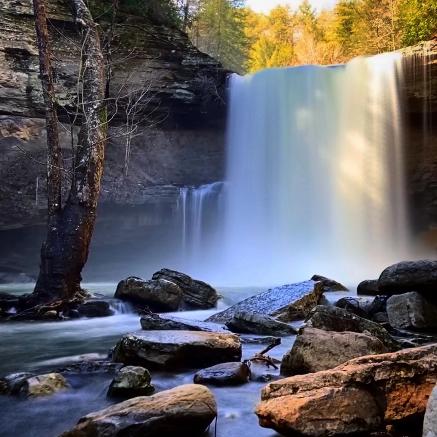 Greeter Falls and Blue Hole