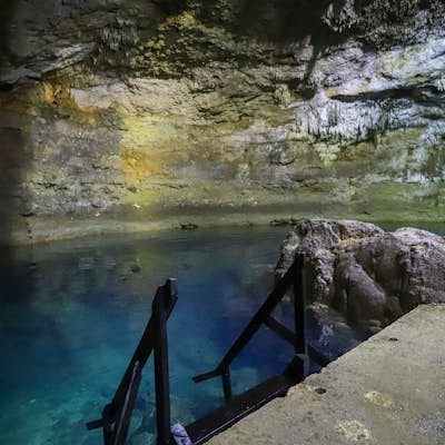 Swim in Cenote Tamcach-Ha