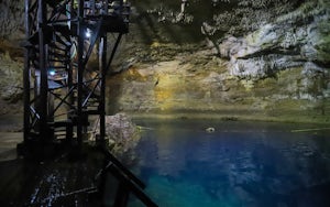 Swim in Cenote Tamcach-Ha