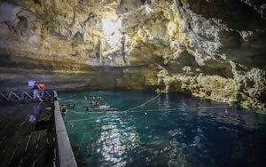 Swim in Cenote Multun-Ha