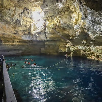 Swim in Cenote Multun-Ha