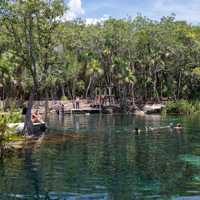 Swim in Cenote Corazon del Paraiso