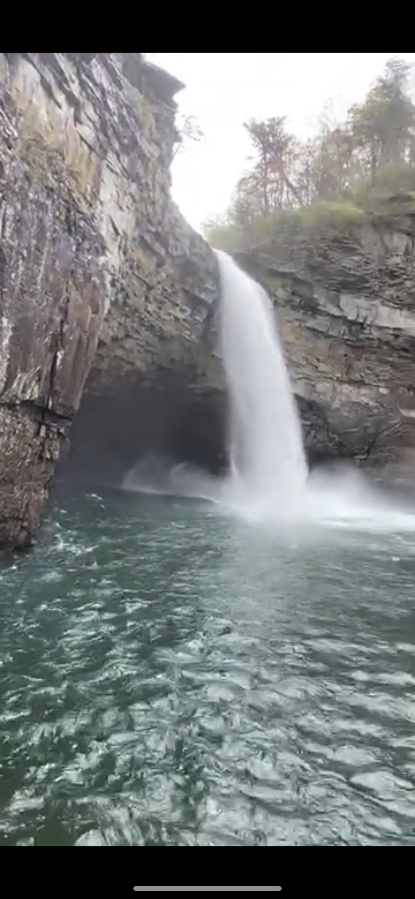 Base of DeSoto Falls Trail