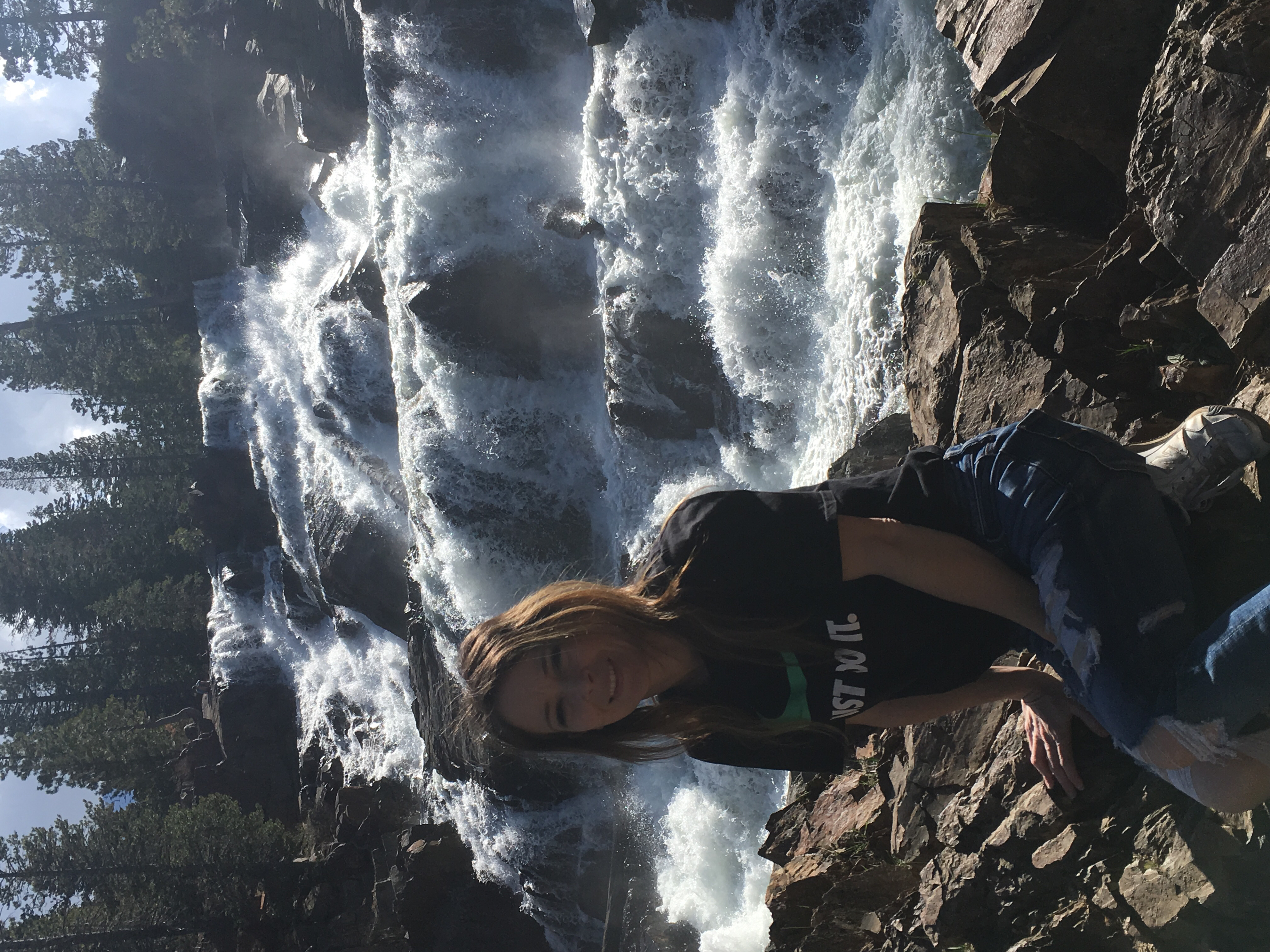 Photograph Fallen Leaf Lake's Cascading Falls