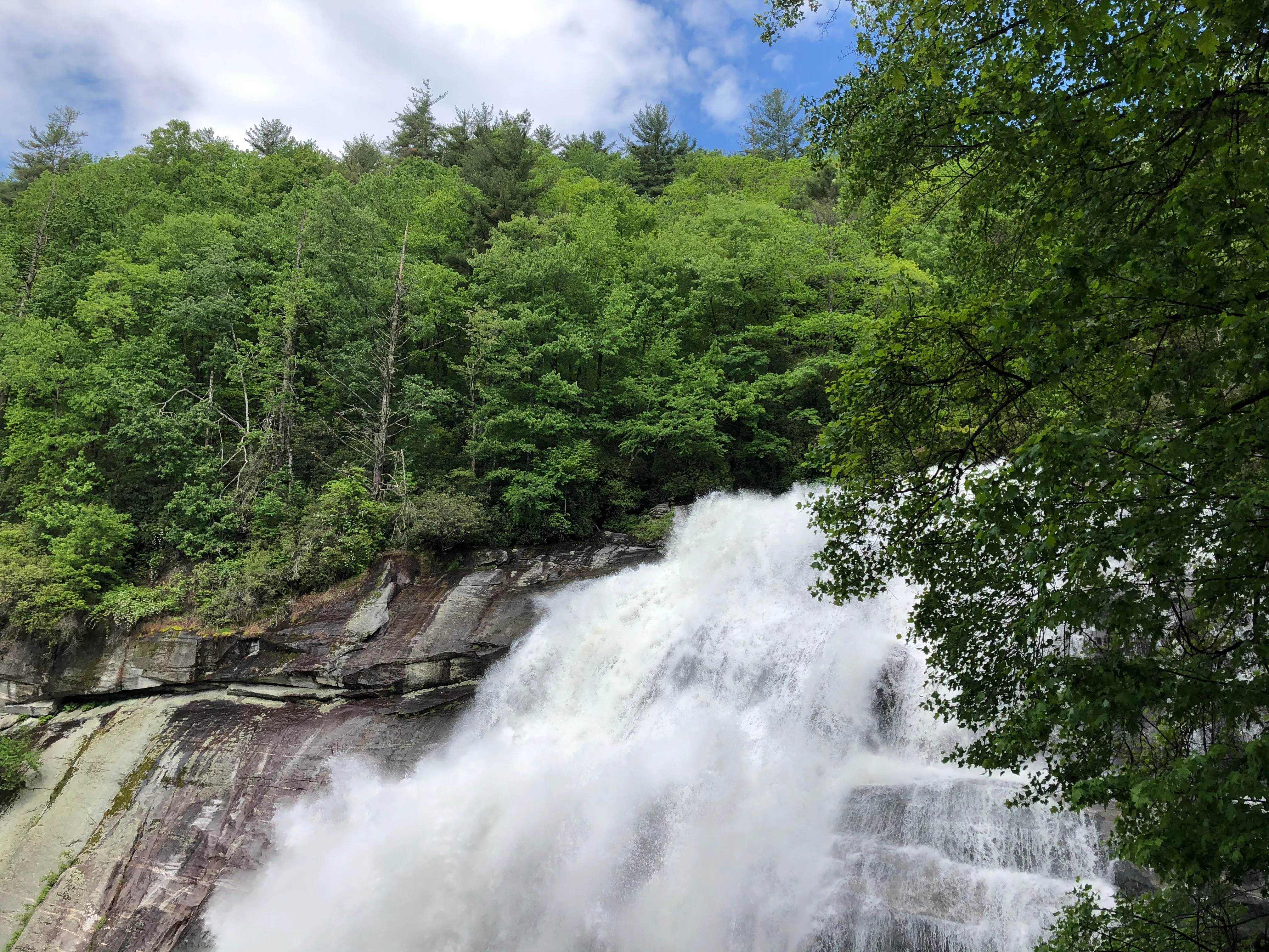 Rainbow Falls and Turtleback Falls in Gorges SP