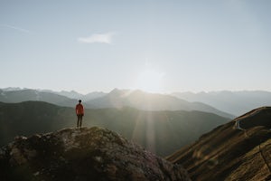 Hike up Hoadl at Axamer Lizum