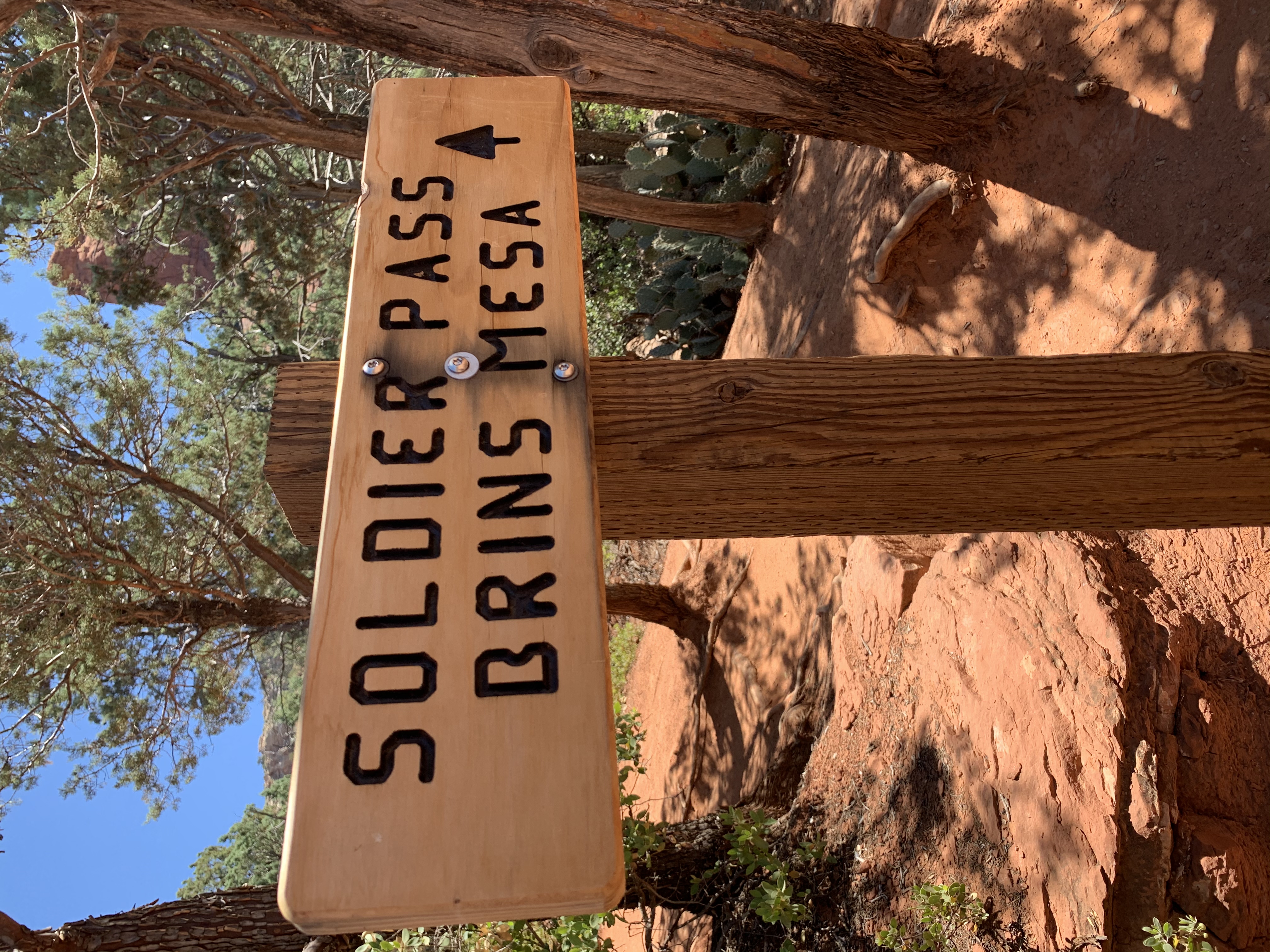 Soldier's Pass Trail to Brins Mesa Trail