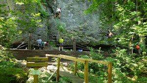 Climb at Mad River Gorge